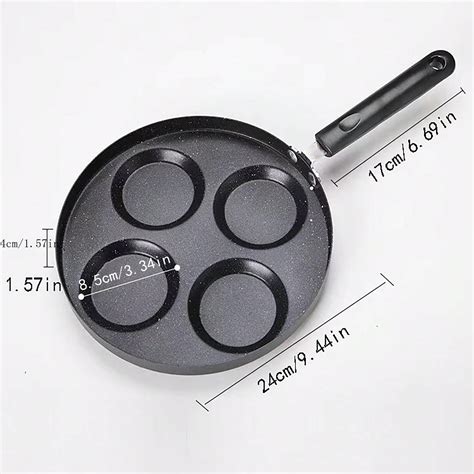 1pc Household Non Stick Omelet Pan Egg Dumpling Frying Pan Hamburger