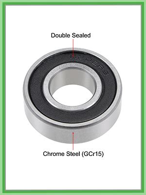 Uxcell Rs Deep Groove Ball Bearing X X Mm Double Sealed Abec