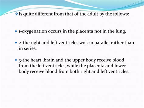 د وداد The Fetal Circulation 1 Muhadharaty Pptx