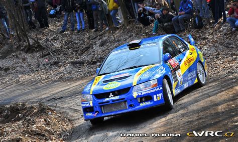 Pech V Clav Jun Uhel Petr Mitsubishi Lancer Evo Ix Start Aut