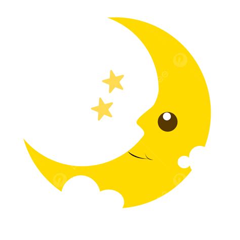 Luna De Dibujos Animados Png Creatividad Noche Cielo Nocturno Png Y