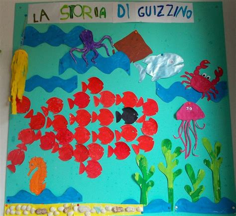 Storia Del Pesciolino Guizzino Da Colorare