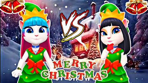 My Talking Angela 2 💖🥰 Christmas Updates Gameplay 🤗🥰😍 Merry Christmas 🎄🎁⛄☃️🌌🌟 Youtube