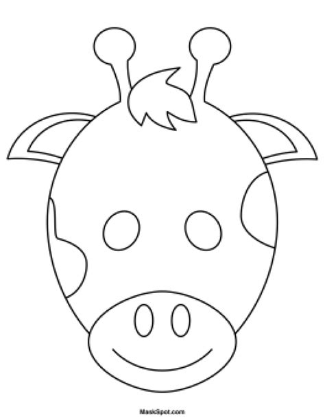 Раскраски маски животных (Большое количество фото) - drawpics.ru