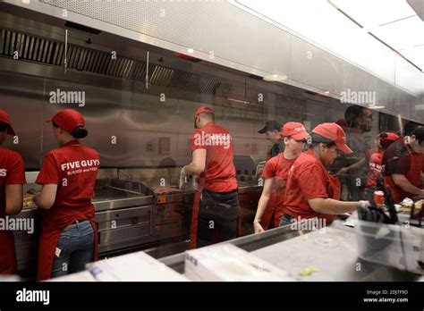 The First Five Guys Burger Restaurant Has Opened In Paris At Bercy Village On August 4 2016