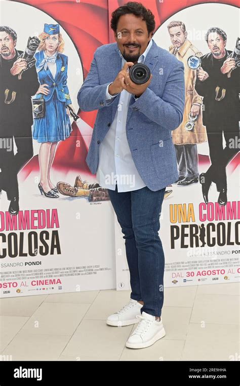 Rome Italy Th July Enrico Brignano Attends The Photocall Of