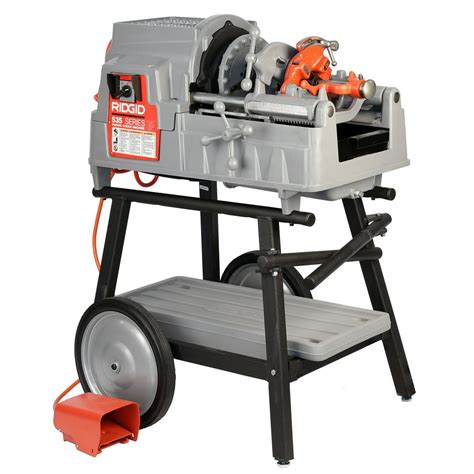 Ridgid 535 Pipe Threading Machine V3 And 150a Cart 93287 Reconditioned