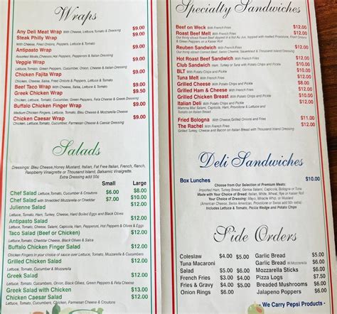 Menu At Donatello S Pizzeria Niagara Falls