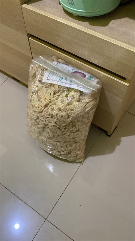 Kerupuk Mawar Putih Mentah Gram Makanan Minuman Snek Di Carousell