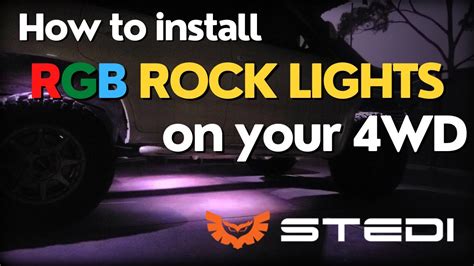 READY For The BUSH DOOF How To Install Stedi RGB Rock Lights On Your