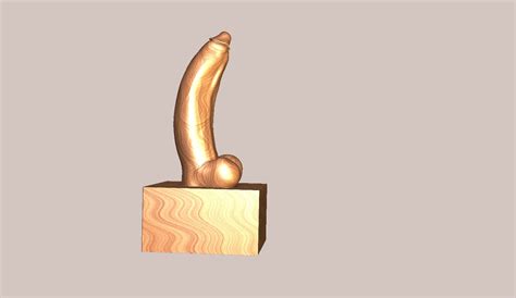 Stl Datei Gro E Pennis Gro Er Penis Gro Er Dildo Stl Pennis Art