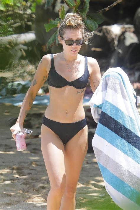 Miley Cyrus Hawaii Bikini Bliss Hot Celebs Home