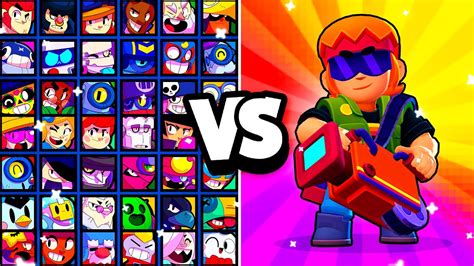 Buster Vs All Brawlers New Chromatic Brawler Youtube