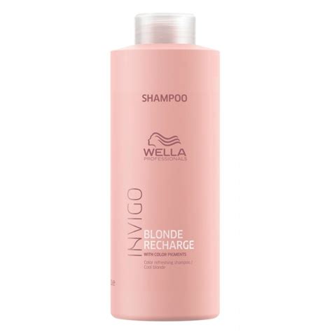 Wella Invigo Blonde Recharge Shampoo Ltr