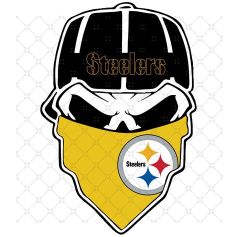 Pitsburgh Steelers Skull Logo Svg Sport Svg Pitt Inspire Uplift