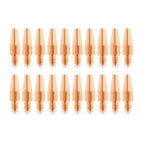 20pk Mig Welding Kp2744 035t 0035 Tapered Contact Tips For Lincoln