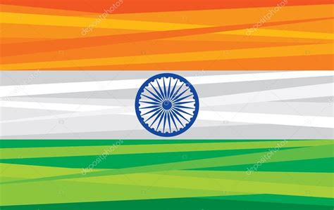 Indian national flag design. Stock Vector Image by ©arrtfoto #126129986