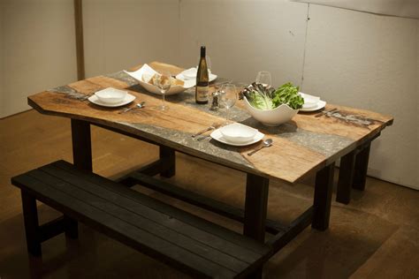 Cherry And Concrete Dining Table Concrete Dining Table Wood Dinner