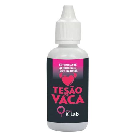 Estimulante Afrodisíaco Natural Tesão De Vaca Concentrado 20ml K Lab