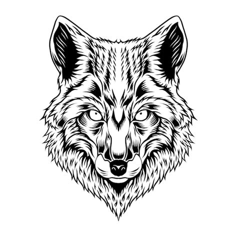 Premium Vector Wolf Head Vector Logo