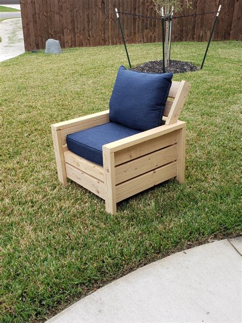 Ana White Modern Outdoor 2x4 Chair With Modification Diy Projects