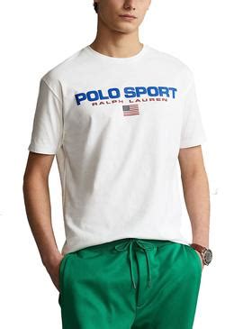 Camiseta Polo Ralph Lauren Sport Blanca Hombre