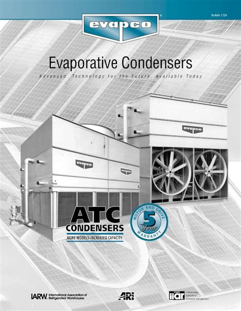 Pdf Evaporative Condensers Another Important Part Of An