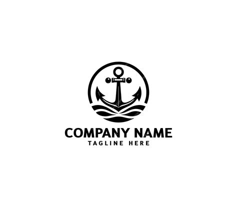 vector anchor logo design marine retro emblems logo  anchor