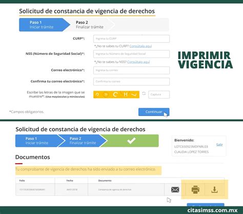 Imprimir Hoja De Vigencia Del Imss Image To U
