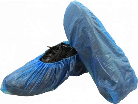 Blue Non Woven Disposable Elastic Shoe Cover Quantity Per Pack At