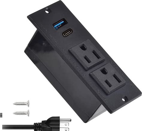 Amazon Recessed Power Strip With Usb C Pd W Fast Charging