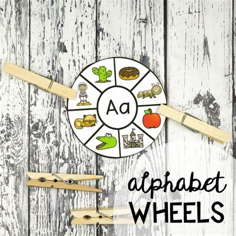 Letter Sound Wheels Playdough To Plato