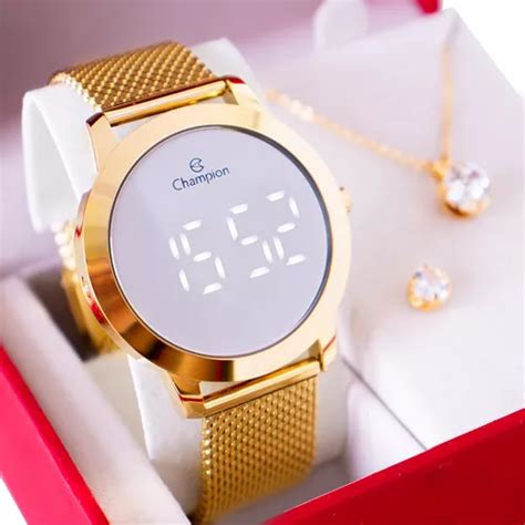 Reloj Pulsera Champion Digital Digital Digital Para Mujer Con Correa