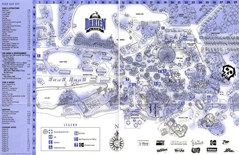Newsplusnotes From The Vault Darien Lake 1997 Brochure Map
