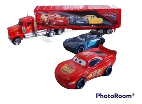 Cars Rayo Mcqueen Mula Camión Mack 8 Carros Impulso Niños Mebuscar