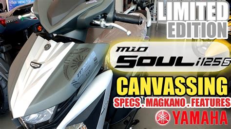 Mio Soul I 125s Limited Edition Yamaha 2021 Canvassing Review Youtube