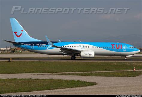 G Taws Tui Airways Boeing K Wl Photo By Roberto Bianchi Piti