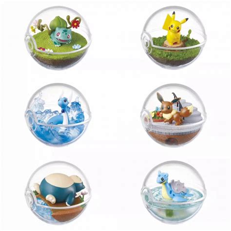 Re Ment Pokemon Terrarium Collection 1 Box Set Of 6 Figurazon