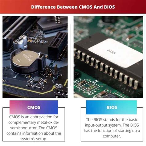 Diferencias Entre Bios Y Cmos Son Lo Mismo Themelower