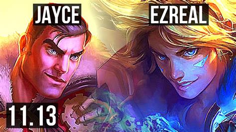 JAYCE Vs EZREAL MID Rank 4 Jayce Rank 9 5 2 9 EUW Challenger