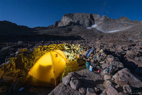 Boulderfield Camp Rocky Mountain National Park Colorado Mountain