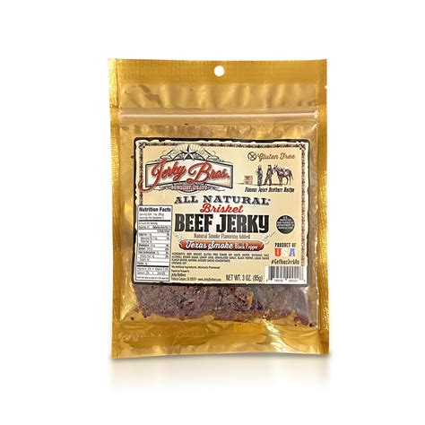 Texas Smoke Black Pepper Brisket Beef Jerky Pre Order Jerky Brothers