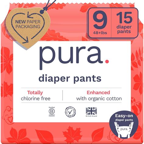 Amazon.com : Pura Hypoallergenic Diaper Pants Size 9 (48+ lbs