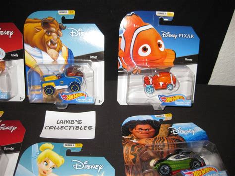 Hot Wheels Disney Character Cars Series Complete Set Of Vehicles Mattel Contemporary