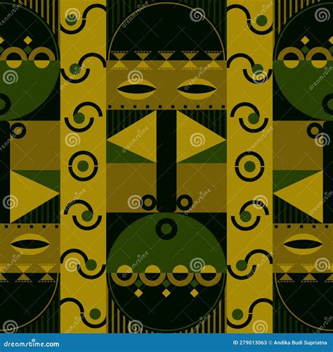 Vector Seamless Tribal Pattern Ethnic Design By Andika Stock Vector