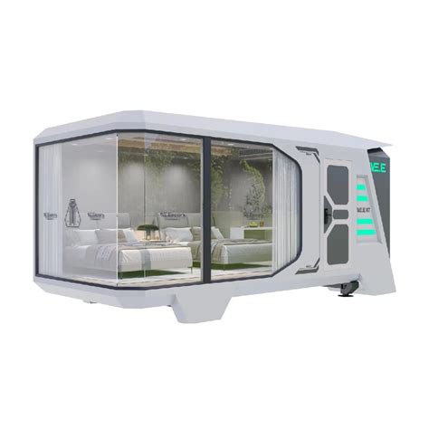 Tiny House Space Capsule Room Sleep Bed Apartment Hotel Furniture Smart