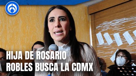 Hija De Rosario Robles Alza La Mano Para La Candidatura A La Jefatura