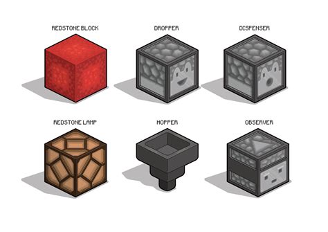 Here Are Some Redstone Components Cheers R Minecraft