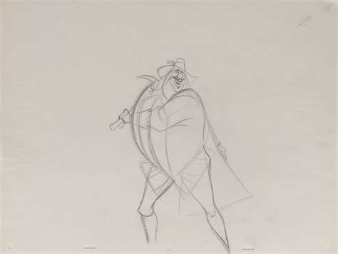 Governor Ratcliffe production drawing from Pocahontas