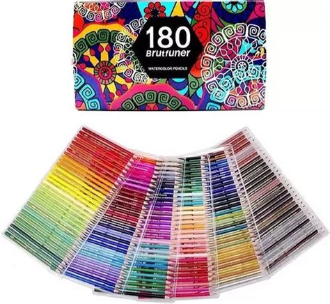 Lápis De Cor Brutfuner 180 Cores Aquareláveis Frete grátis